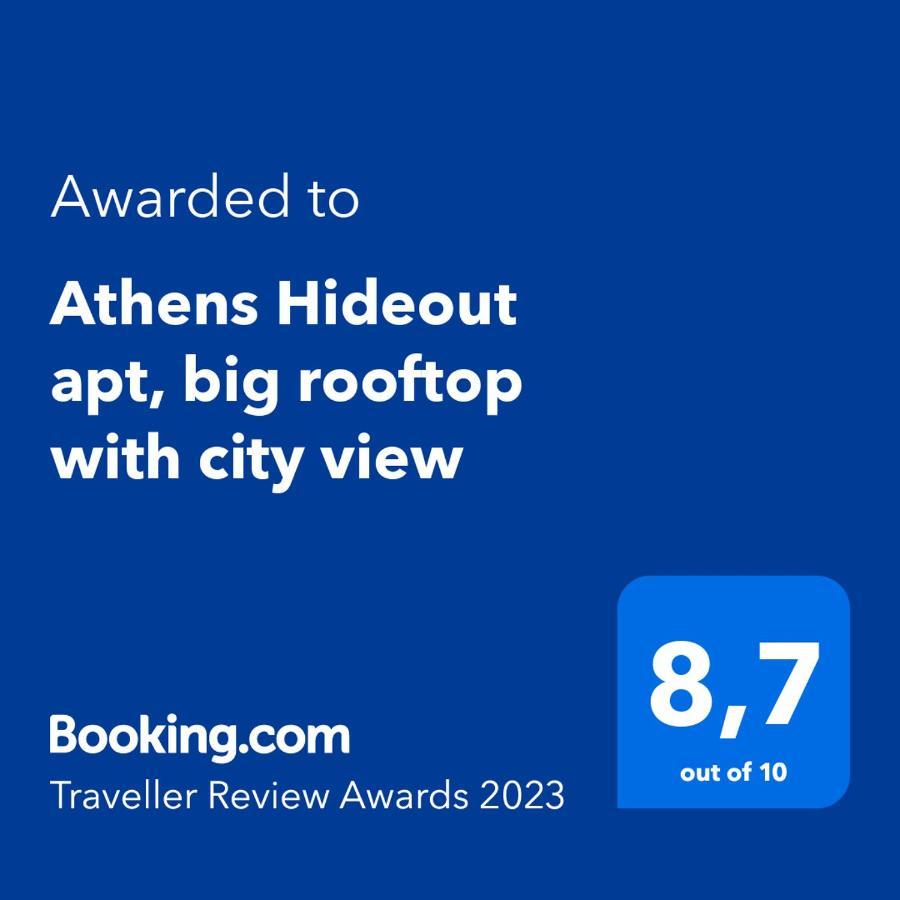 Appartamento Athens Hideout Apt, Big Rooftop With City View Esterno foto